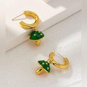 Bohemian mushroom earring M303
